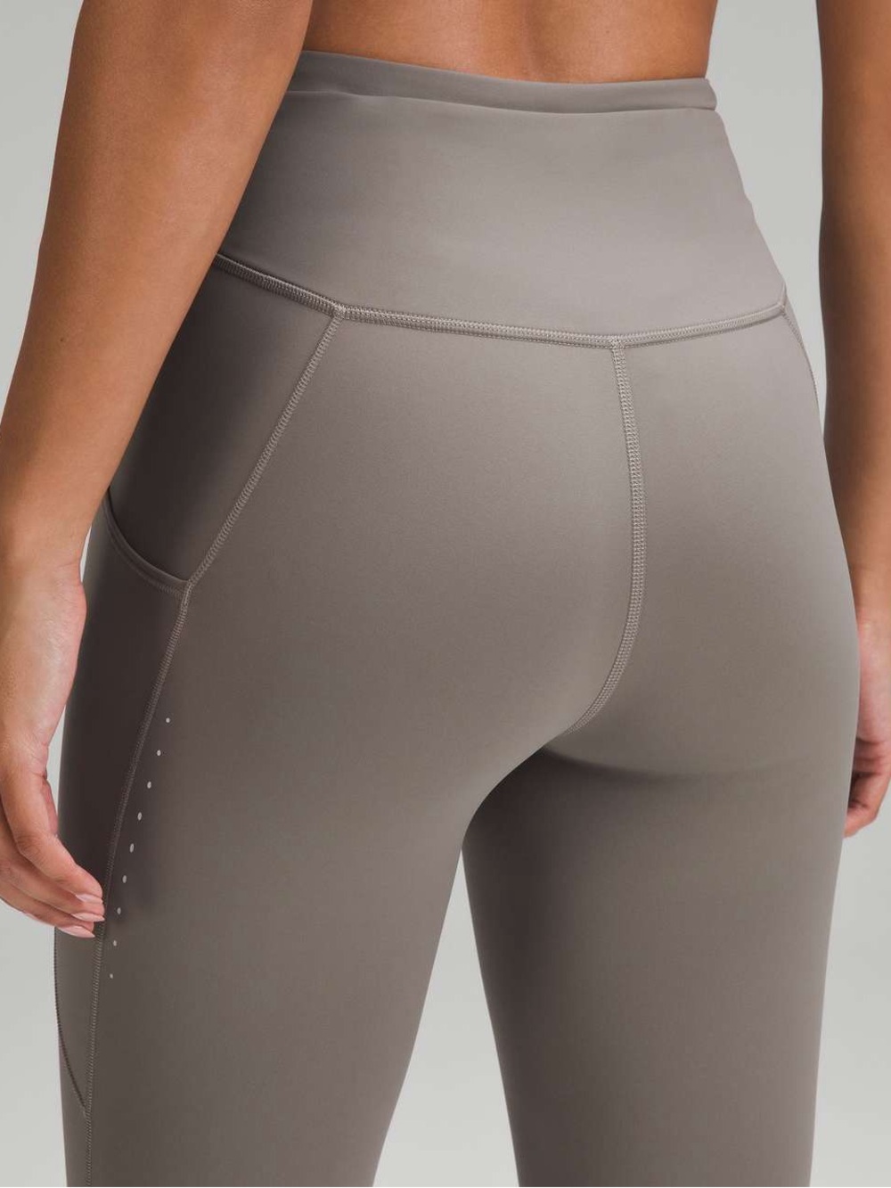 Lululemon Fast and Free High-Rise Tight 25” Pockets, Carbon Dust 6 - Picture 8 of 8